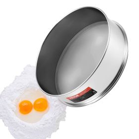 VEVOR Flour Sieve Fine Mesh, 150 Mesh Flour Sifter, 304 Stainless Steel Fine Mesh Sifter Food-grade, 12.6" Fine Mesh Strainers for Baking