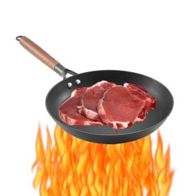 Kitchen 3-Piece Frying Pan Set with Wood Handle