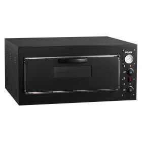 VEVOR Pizza Oven Electric, 24" Commercial Countertop Pizza Oven, 842 Fahrenheit Max Temp, 4200W Indoor Pizza Maker with Thermometer